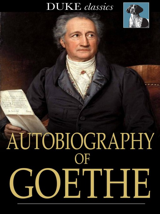 Cover of Autobiography of Goethe